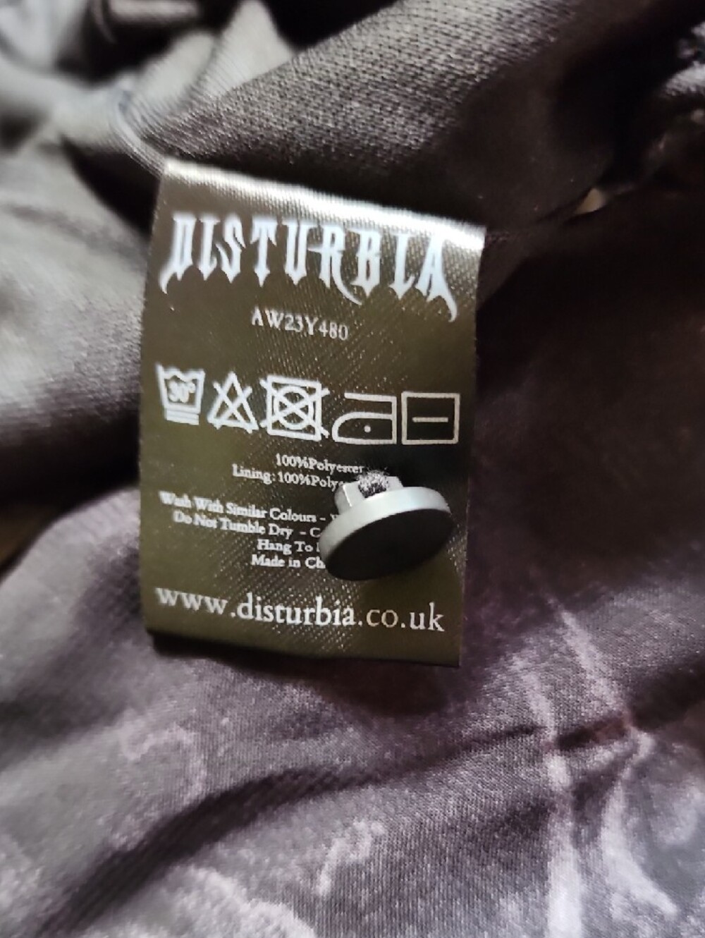 Disturbia Revelation High Neck Midaxi Chiffon Dress - Picture 4 of 5